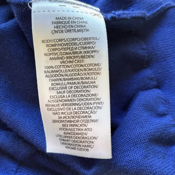 Polo Ralph Lauren Pima Cotton Men’s V-Neck Sweater Size‎ Large - Picture 5 of 6